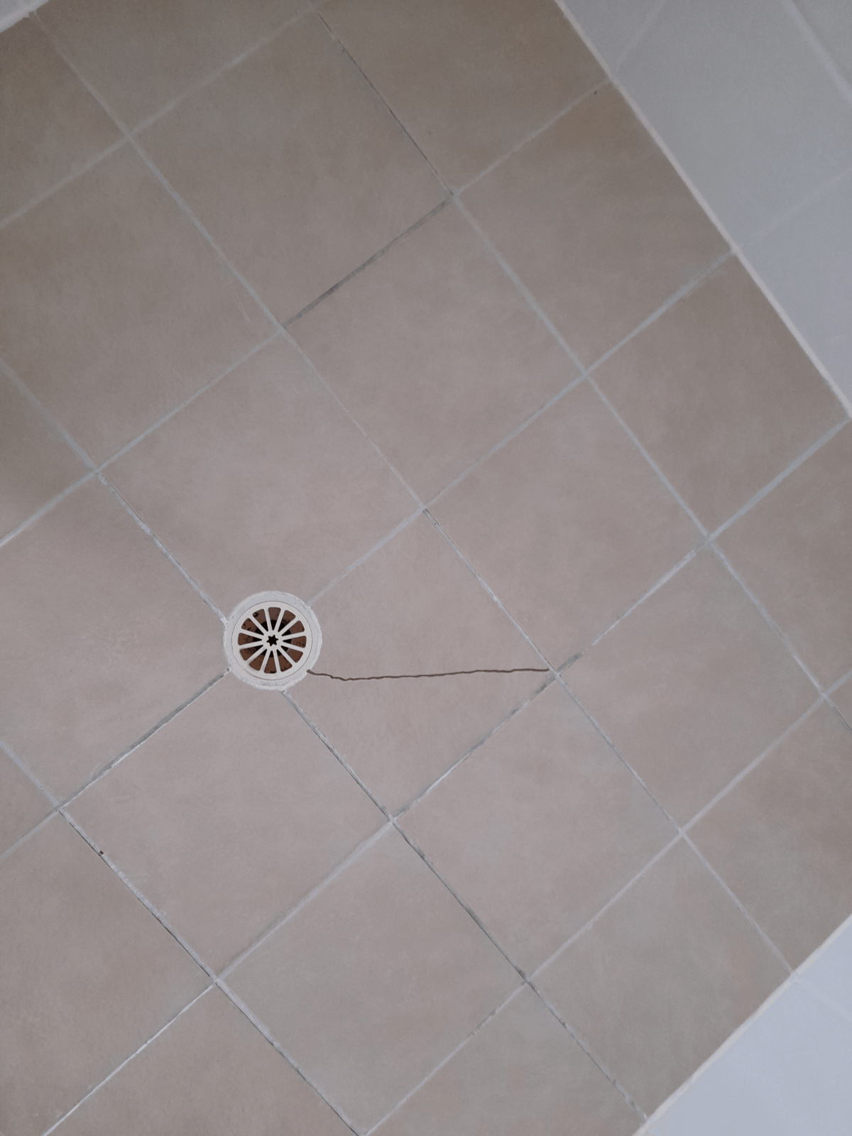Aquashield Bathrooms - Rectified Tiles - Cracked Tiles - Before